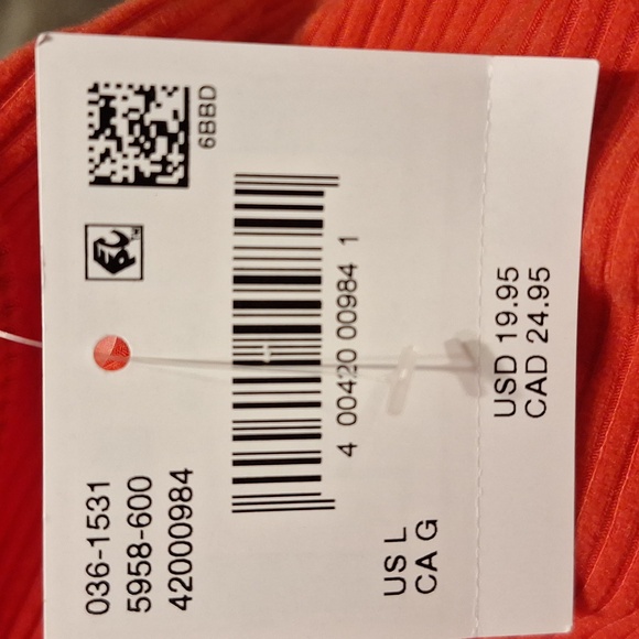 American Eagle Outfitters Women's Red Sleeveless Top - Picture 3 of 6